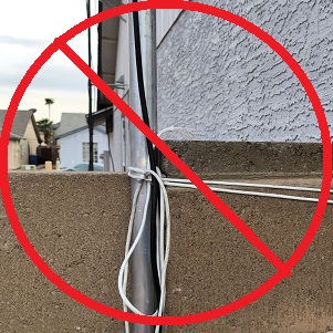 Simple mast mount for city dwellers